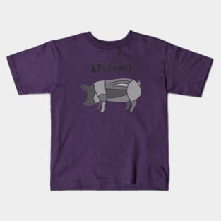 Apes Gris Pork Tenderloin Kids T-Shirt